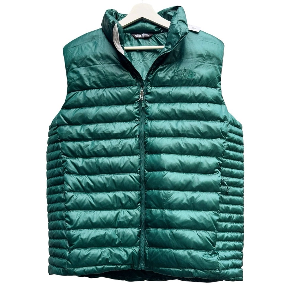 The North Face Flare 2 550 Down Puffer Vest Emerald Green Men's Large